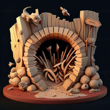 3D model Worms Forts Under Siege game (STL)